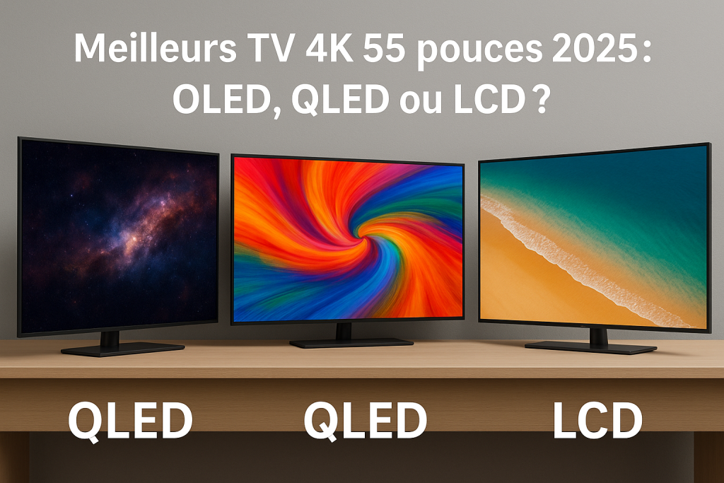 Meilleurs TV 4K 55 pouces en 2025 OLED, QLED ou LCD, que choisir 